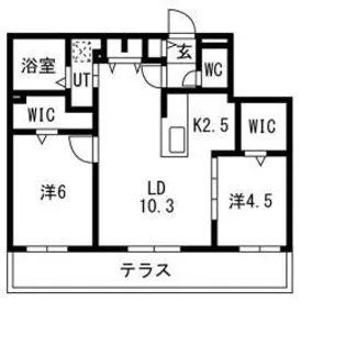 RITZ GRANDE 八軒【2階】の間取り