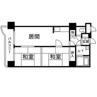 シティマンション五十嵐【4階】の間取り
