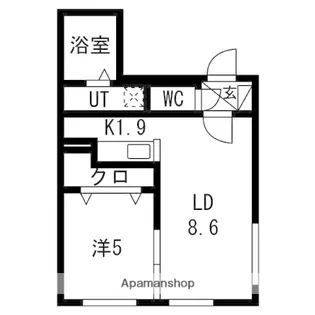 仮称)山の手3条1丁目【4階】の間取り