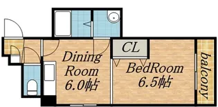 クレアシオン桑園Ⅱ【3階】の間取り