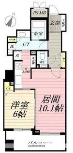 リビオ札幌時計台通り【3階】の間取り