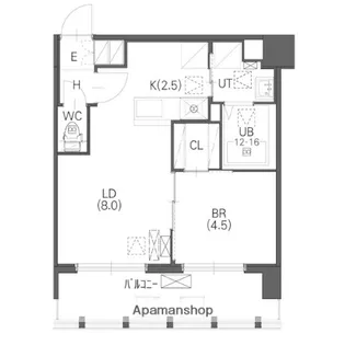 リシェス桑園【5階】の間取り