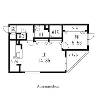 WARMTH INN 南4条【505号室】の間取り