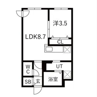 ESTALION SOEN【202号室】の間取り