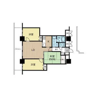 ライオンズマンション札幌スカイタワー 903【00903号室】の間取り