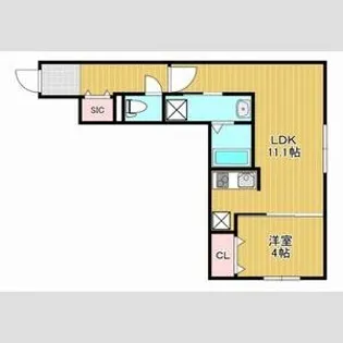 ザ・レジデンス南平岸【1階】の間取り