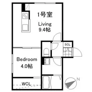 INFINITY南郷7丁目【4階】の間取り