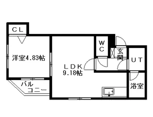 オルセー宮の森【4階】の間取り