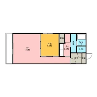 ラ・シュエット宮の森【4階】の間取り