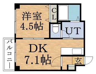 ALLURE MARUYAMA【6階】の間取り