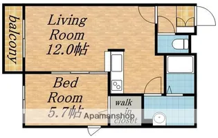 円山ハウス【2階】の間取り
