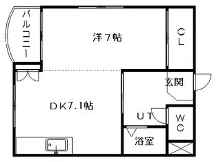プレサント南8西10【2階】の間取り