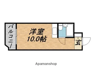 パシフィック南2条【203.号室】の間取り