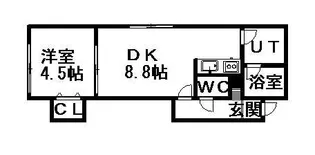 ライラスN7【206号室】の間取り