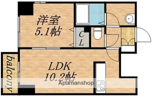 セレナール南13条【901号室】の間取り