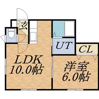 グレイ山花【2階】の間取り