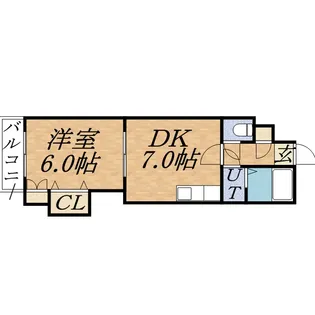 パピリオ【905号室】の間取り