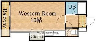 ハイツフランセ円山【5階】の間取り