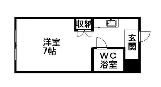 アルファビル大通西17【403号室】の間取り
