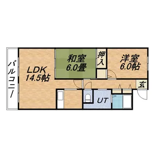 エストメゾン【0107号室】の間取り