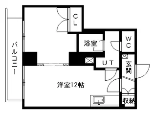 クレアシオン桑園Ⅱ【0203号室】の間取り