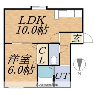 ロイヤルハイツ桑園【2階】の間取り
