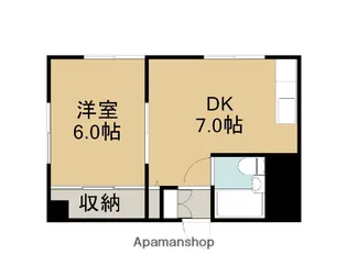 ドエル大通22【5階】の間取り