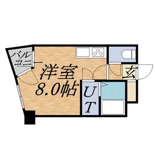 1Rの間取り画像