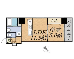 椿ガーデン【4階】の間取り