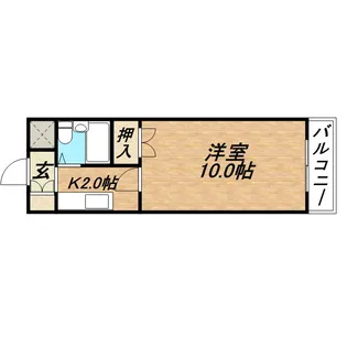 フォレスト15・8【313号室】の間取り