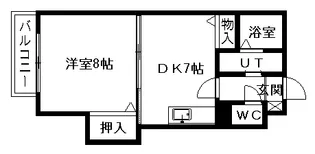 ハイツプロキオン【00105号室】の間取り