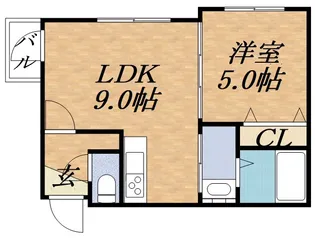 リュクス円山公園【1階】の間取り