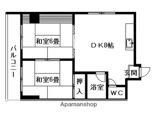 クリスタルファイブ【5階】の間取り