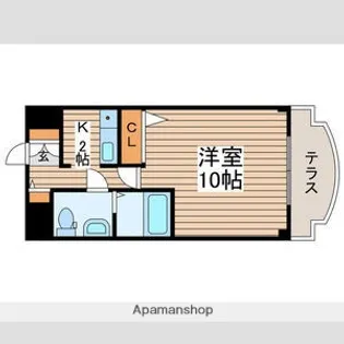 エステ・トーワ【1階】の間取り
