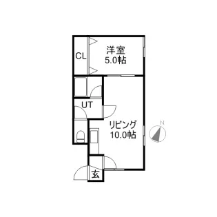 L’OUEST円山【2階】の間取り