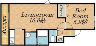 アイビル2【302号室】の間取り