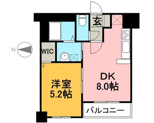 クラッセ大通り東【9階】の間取り