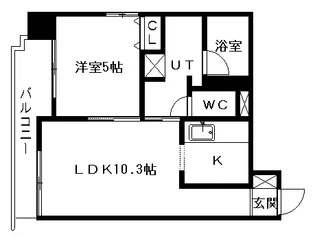 ヴィターレ【0703号室】の間取り