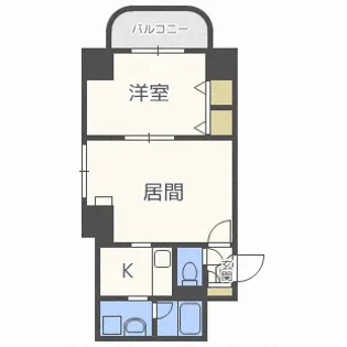 パルクアレース・ダハイム【701号室】の間取り
