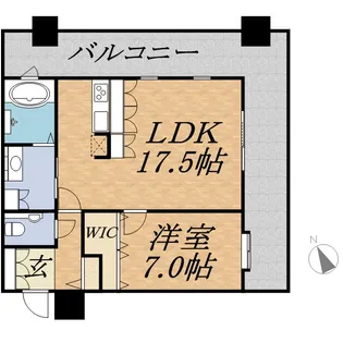 SーFORT中島公園【9階】の間取り