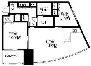 INFINITY22【7階】の間取り