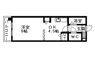 サポナール円山【4階】の間取り
