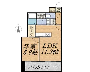 スペチアーレ伏見【6階】の間取り