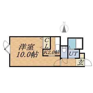 ウェイヴ23【402号室】の間取り