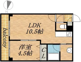 セトルクラシカル【00201号室】の間取り