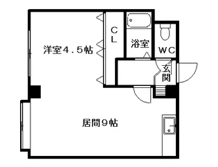 MORE TONDEN【00403号室】の間取り