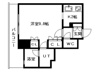 グランカーサ裏参道【00606号室】の間取り