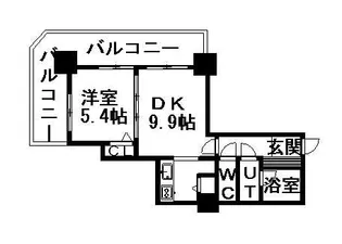 PRIME URBAN札幌 RIVER FRONT【02311号室】の間取り