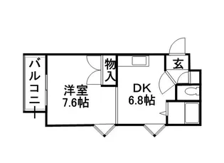 EXCELLⅡ【00906号室】の間取り