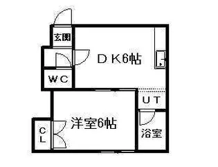 スカイシティA【00401号室】の間取り